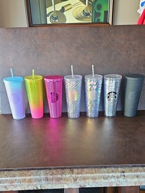 Starbucks Studded & Holographic Tumblers Collection - Multi Color